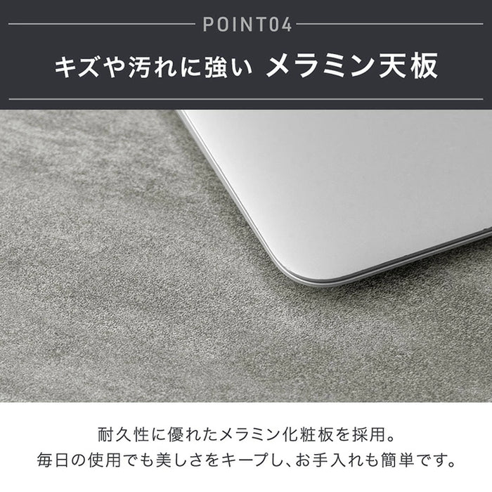 無段階 昇降サイドテーブル キャスター付き 幅70 コンパクト ソファテーブル 昇降デスク〔45400150〕
