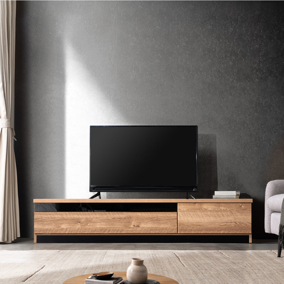 幅174cm］ 配線スッキリ テレビ台 ローボード 国産 完成品 *アトラス