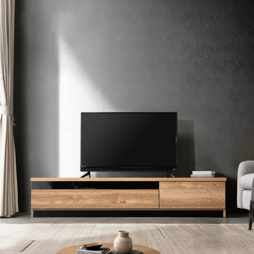 幅174cm］ 配線スッキリ テレビ台 ローボード 国産 完成品 *アトラス