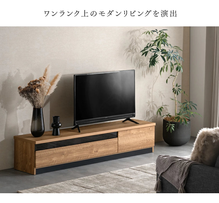 幅174cm］ 配線スッキリ テレビ台 ローボード 国産 完成品 *アトラス