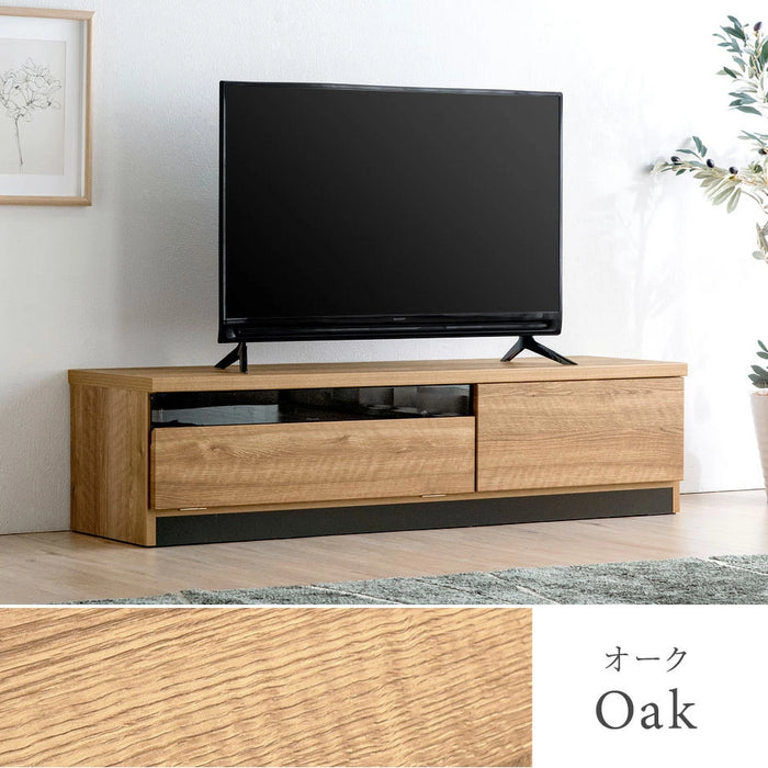 ［幅140cm］配線スッキリ テレビ台 ローボード 国産 完成品 *アトラス-TG* 木製 ロータイプ 背面収納 コード収納〔49100055〕
