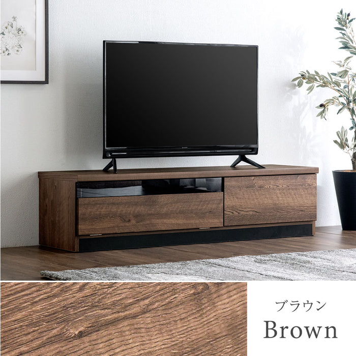 ［幅140cm］配線スッキリ テレビ台 ローボード 国産 完成品 *アトラス-TG* 木製 ロータイプ 背面収納 コード収納〔49100055〕