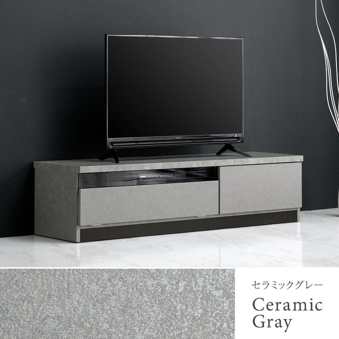 ［幅140cm］配線スッキリ テレビ台 ローボード 国産 完成品 *アトラス-TG* 木製 ロータイプ 背面収納 コード収納〔49100055〕