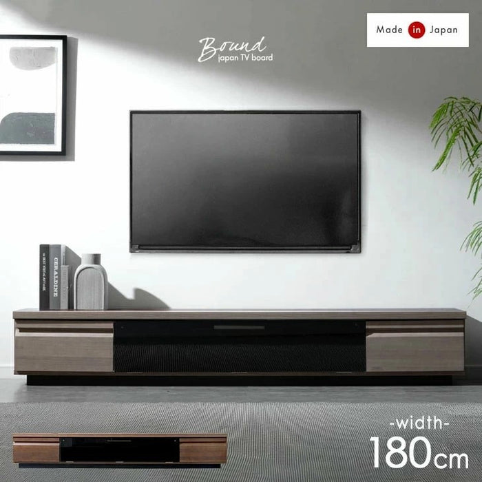 幅180㎝ テレビ台 ローボード 国産 完成品 ローボード 収納【超大型