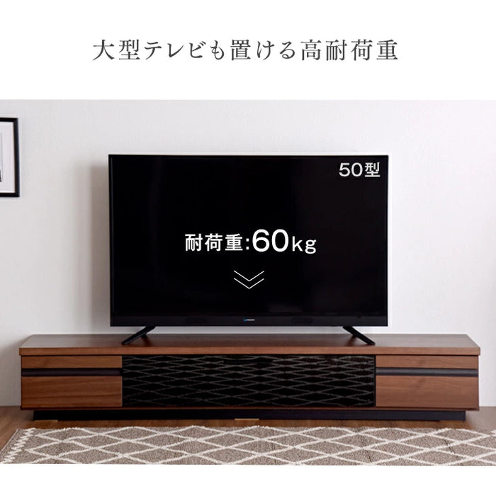 テレビボード 180cm【美品】 幅180㎝ テレビ台 ローボード 国産 完成品 ローボード 収納【超