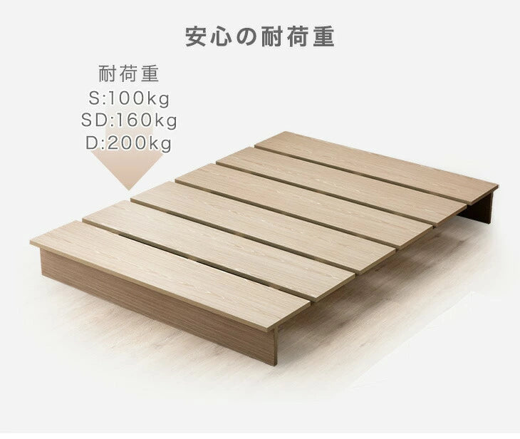 ［シングル］ステージベッド マットレスセット ボンネルコイルコイル シンプル ベッド下収納 ローベッド〔49600927〕