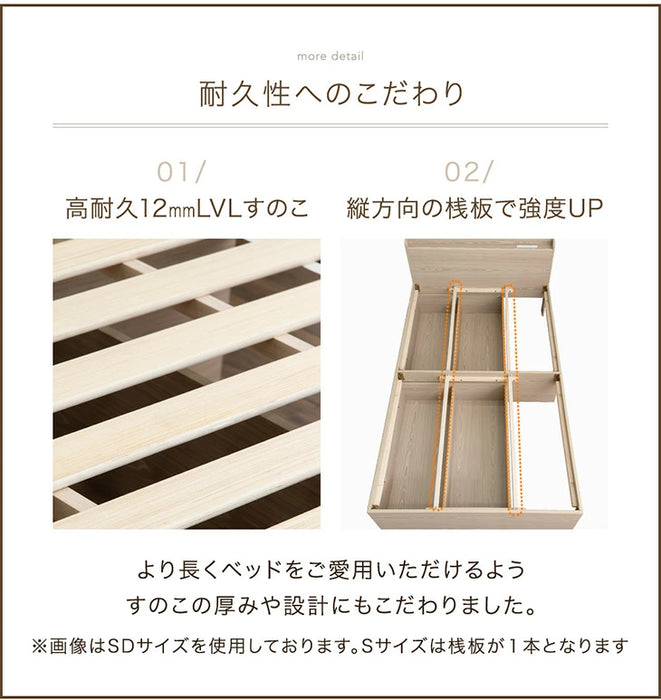 ［ダブル］衣替えできる 大容量収納ベッド 布団干しOK USB 2コンセント 宮付き 引き出し付き チェストベッド 収納ベッド〔49600222〕
