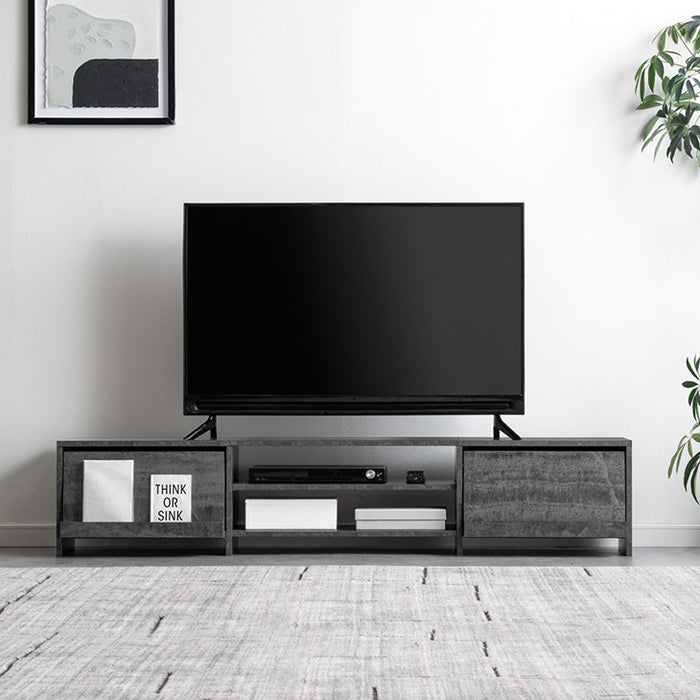 ［幅150］テレビ台 収納 ローボード テレビボード ロータイプ 大容量 木目調 木製〔49600417〕