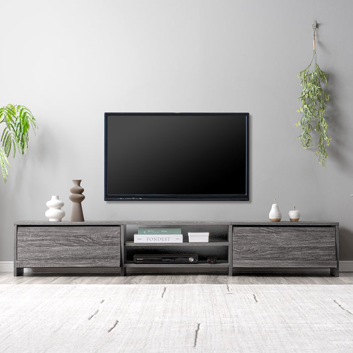 ［幅180］テレビ台 収納 ローボード テレビボード ロータイプ 大容量 木目調 木製〔49600418〕