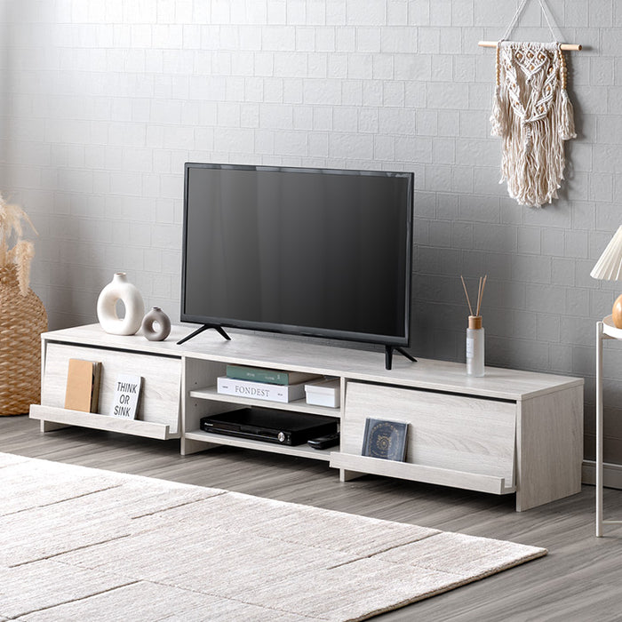幅180］テレビ台 収納 ローボード テレビボード ロータイプ 大容量