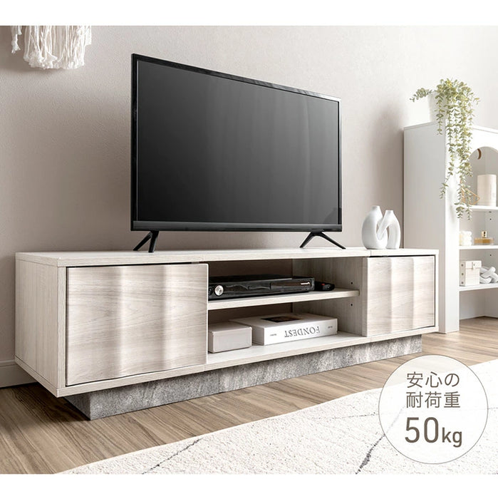 ［幅120］テレビ台 収納 ロータイプ コンパクト 木製 北欧 ローボード〔49600419〕