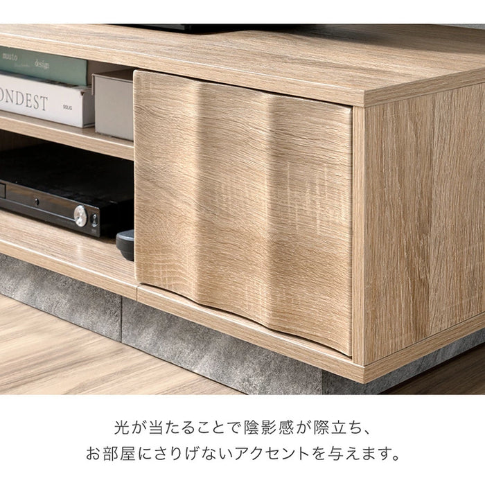 ［幅120］テレビ台 収納 ロータイプ コンパクト 木製 北欧 ローボード〔49600419〕