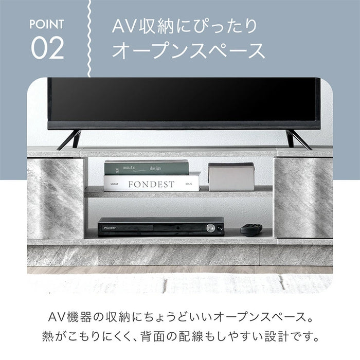 ［幅120］テレビ台 収納 ロータイプ コンパクト 木製 北欧 ローボード〔49600419〕