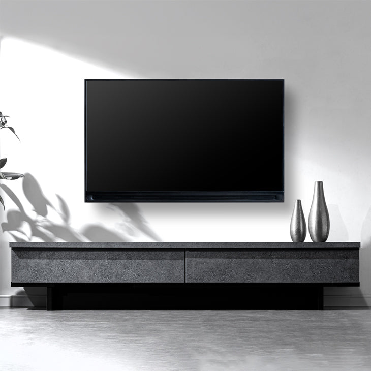 Fumi【タンスのゲン】テレビ台テレビボード　大理石調　幅150 完成品 タンスのゲン テレビ台 完成品 収納 おしゃれ ローボード 150