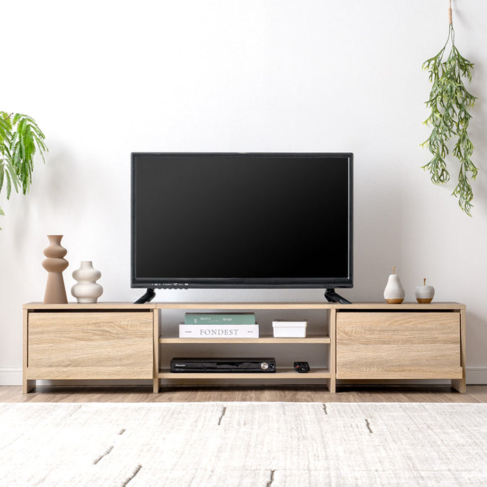 ［幅150］魅せる テレビ台 収納 ローボード テレビボード ロータイプ 大容量 木目調 木製〔49600417〕