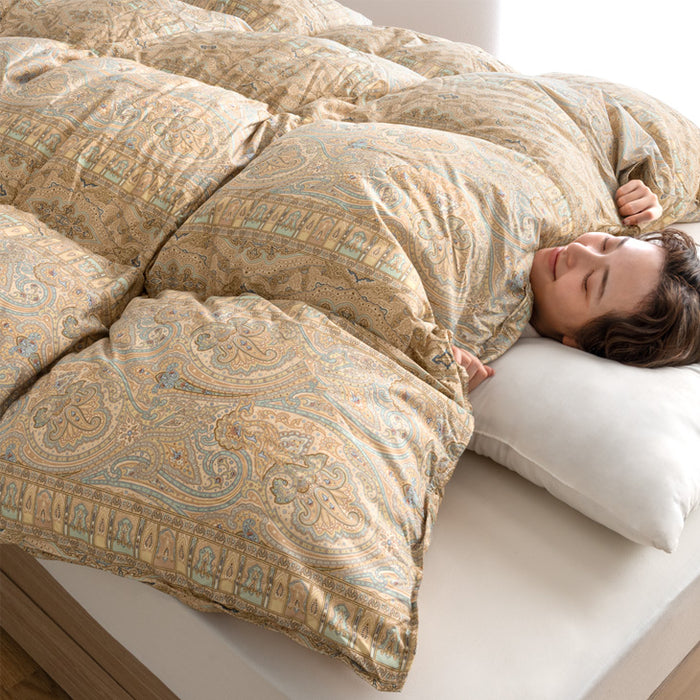 クリアランス】[セミダブル] 大増量1.6kg 羽毛布団 ホワイトグース