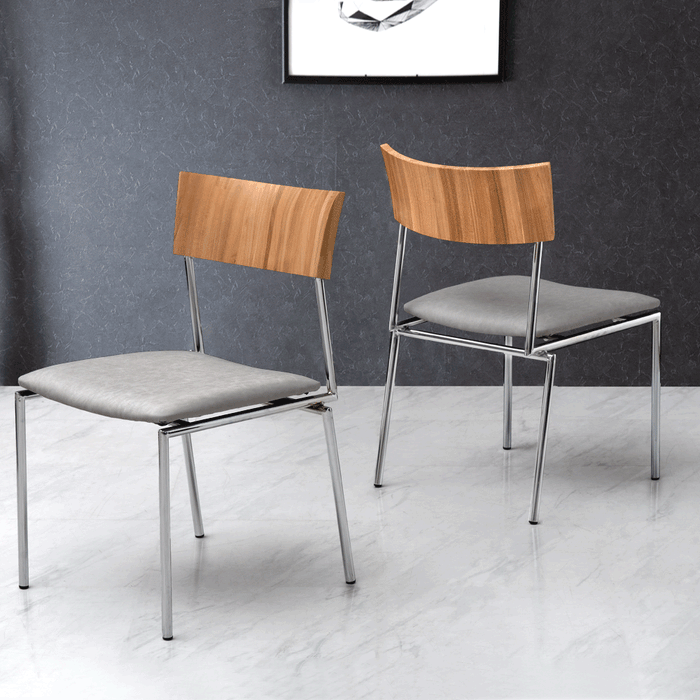 2脚セット モダン ダイニングチェア 完成品 天然木 黒脚 2脚セット モダン ダイニングチェア 完成品 天然木 黒脚