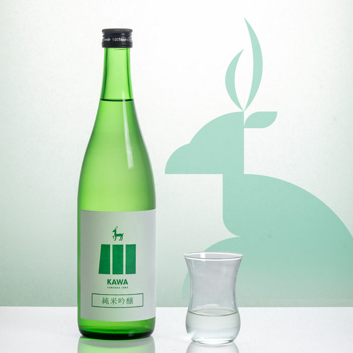 ［単品］日本酒 純米吟醸 KAWA 福岡 お酒 プレゼント ギフト 地域創生リデザイン〔87000003〕