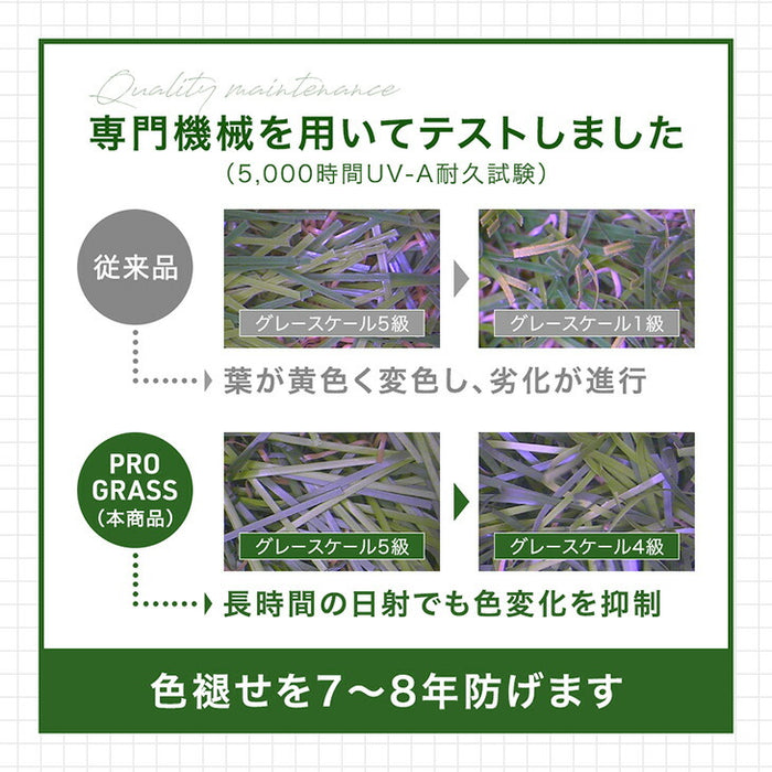［1m×10m］超高密度 高耐久 人工芝 芝丈20mm 高密度47万本/㎡ お掃除楽々 ロール diy ガーデン〔50900021〕