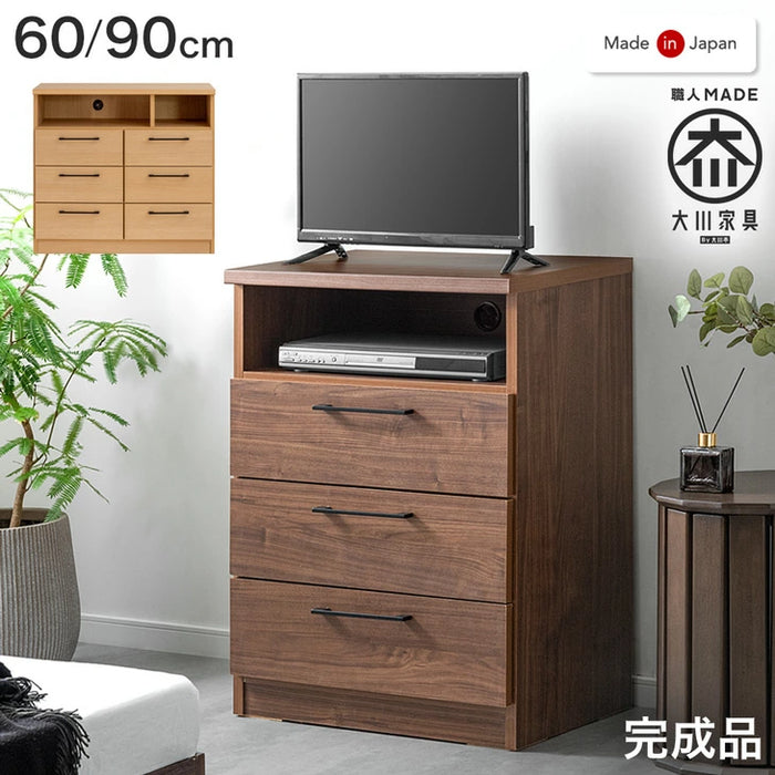 幅89 国産 完成品 テレビ台 ハイタイプ  【超大型商品】 〔51300003〕