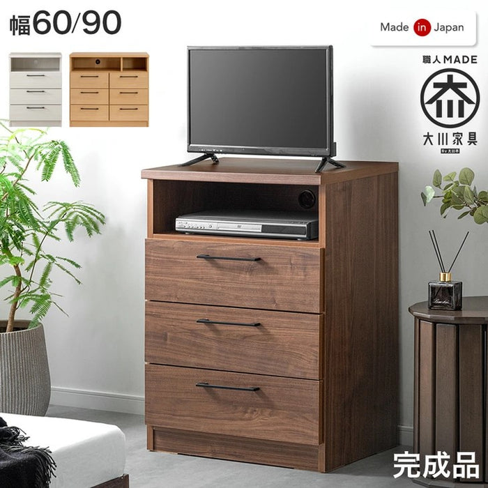 幅60] ハイタイプテレビ台 完成品 国産 日本製 大川家具