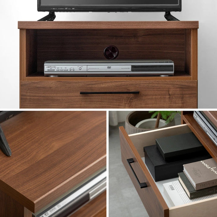 幅89 国産 完成品 テレビ台 ハイタイプ  【超大型商品】 〔51300003〕