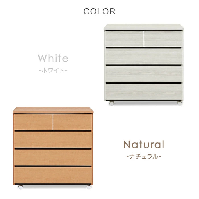 ［3段 幅60cm］押入れ収納 キャスター付き チェスト 国産 完成品 大容量 衣類収納 木製〔51310028〕