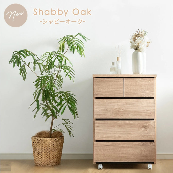 ［3段 幅60cm］押入れ収納 キャスター付き チェスト 国産 完成品 大容量 衣類収納 木製〔51310028〕