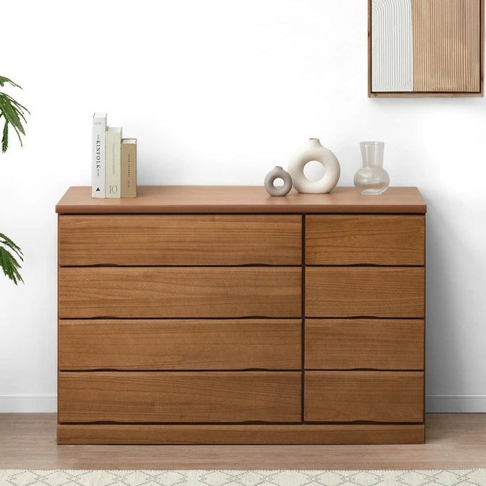 幅120］国産 タンス 完成品 桐 チェスト 木製 大容量 4段 大川家具