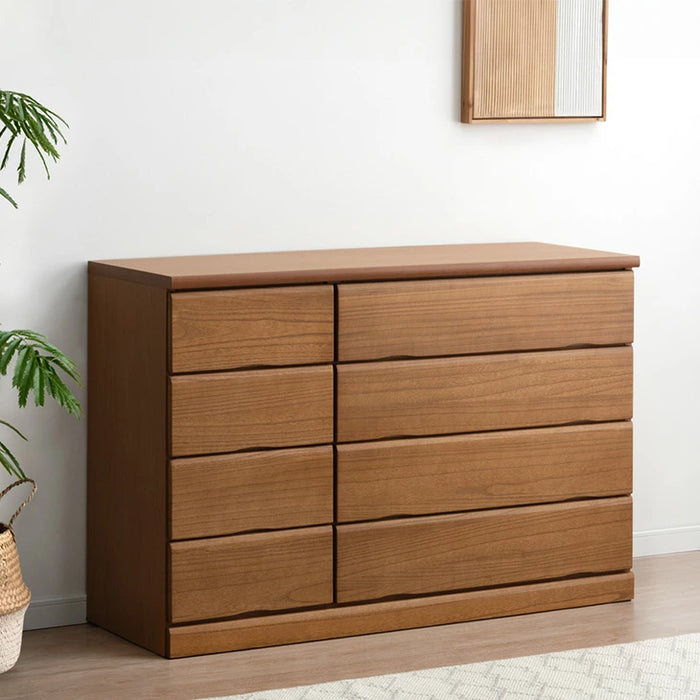 幅120］国産 タンス 完成品 桐 チェスト 木製 大容量 4段 大川家具