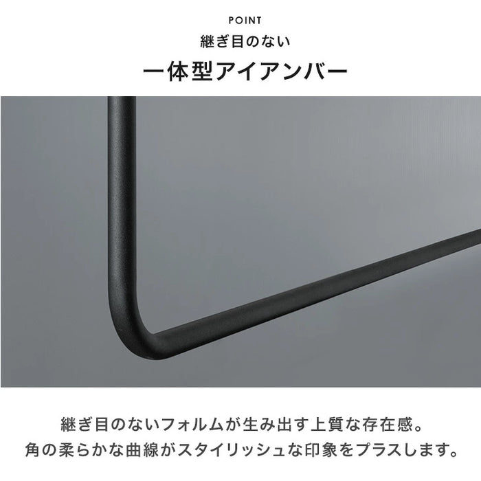 国産 アイアンバー 幅1500mm 継ぎ目のない 一体型 耐荷重30kg 物干し 日本製 コートハンガー〔51310040〕