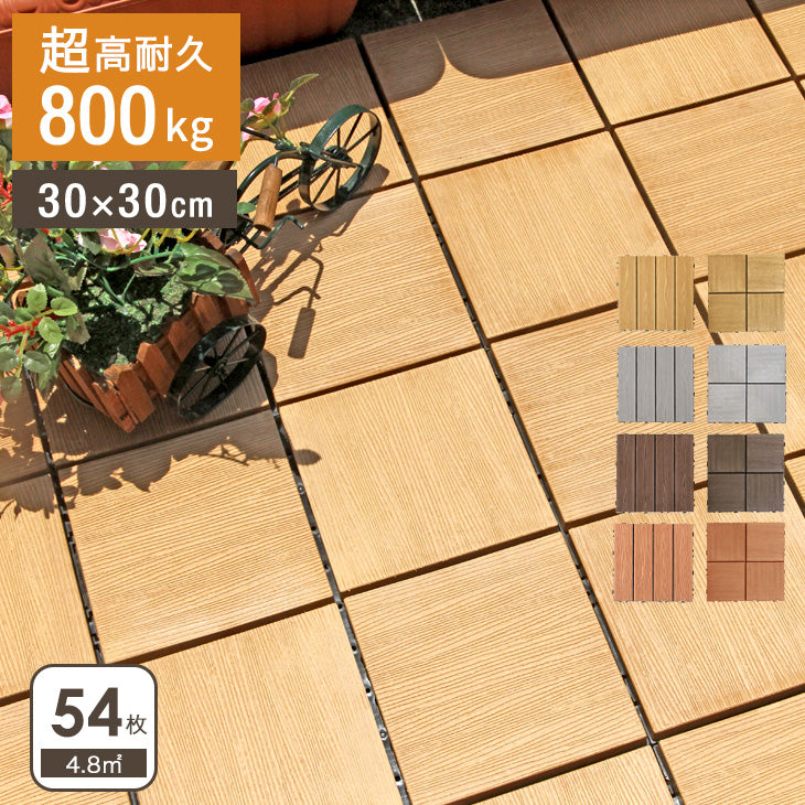 ウッドパネル 人工木 ウッドタイル ガーデン  - 3位