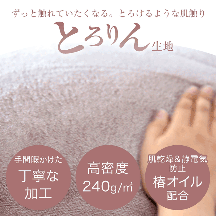 【在庫一掃プライス】［シングル］とろりん 2枚合わせ 毛布 襟付き 洗える 軽い マイクロファイバー エコテックス 掛け布団〔58700076a〕