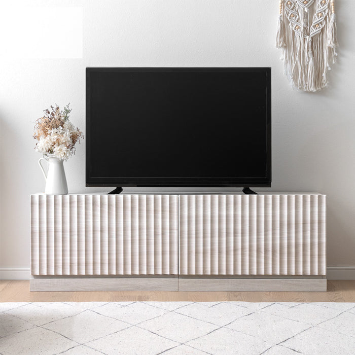 【新発売記念プライス】［幅120］テレビ台 ユニット式 格子調 木製 扉付き 分割 テレビラック テレビボード〔99901250〕