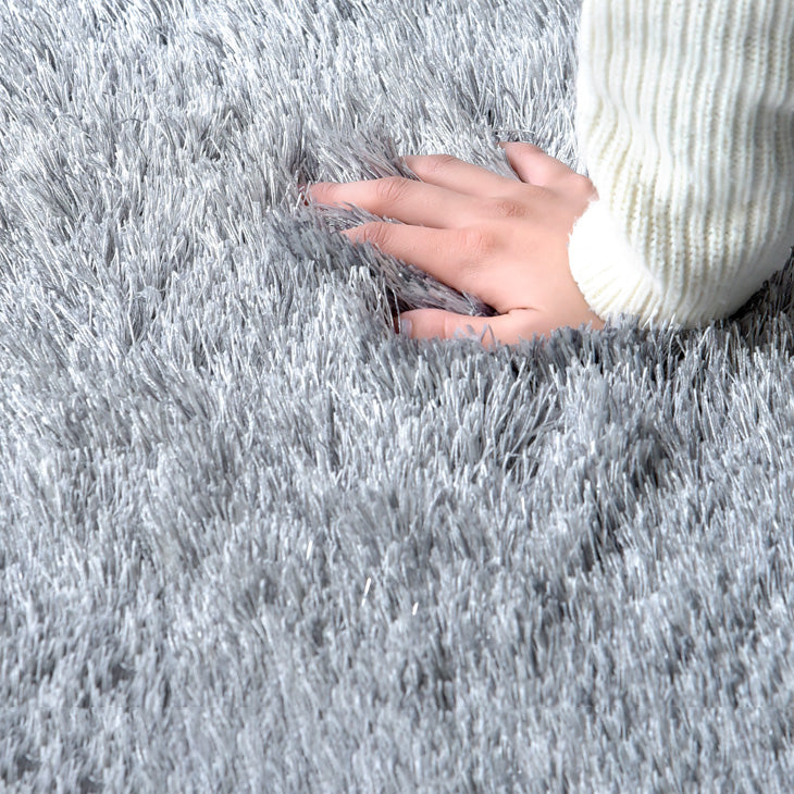 200x200］超高密度 シャギーラグ ホットカーペット対応 床暖房対応 お