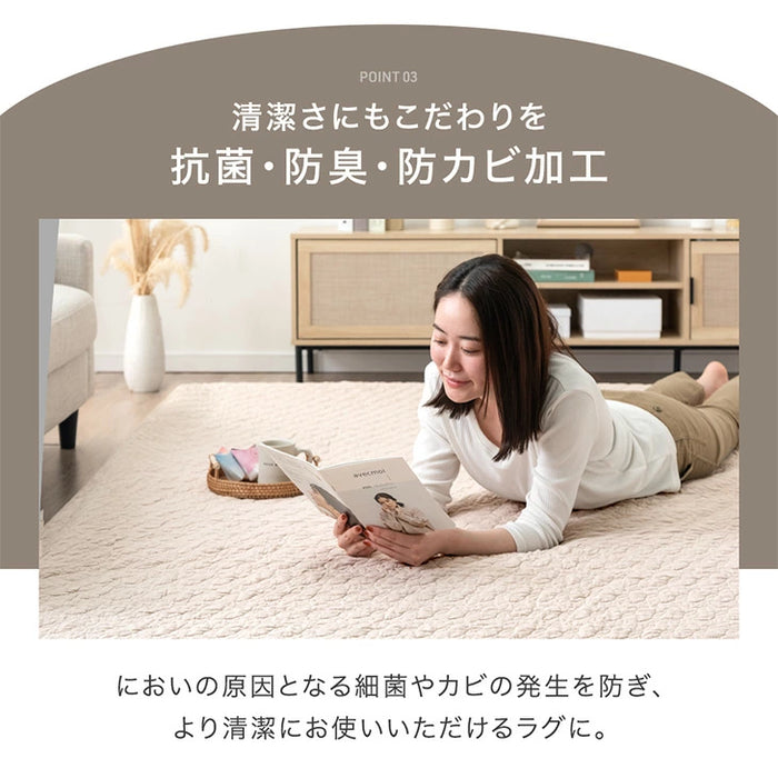 【商品番号：65010102のカバーリングラグ専用】カバー単品 L 洗える カバーリングラグ ラグ カバー 単品 イブル イブルマット〔61100102〕
