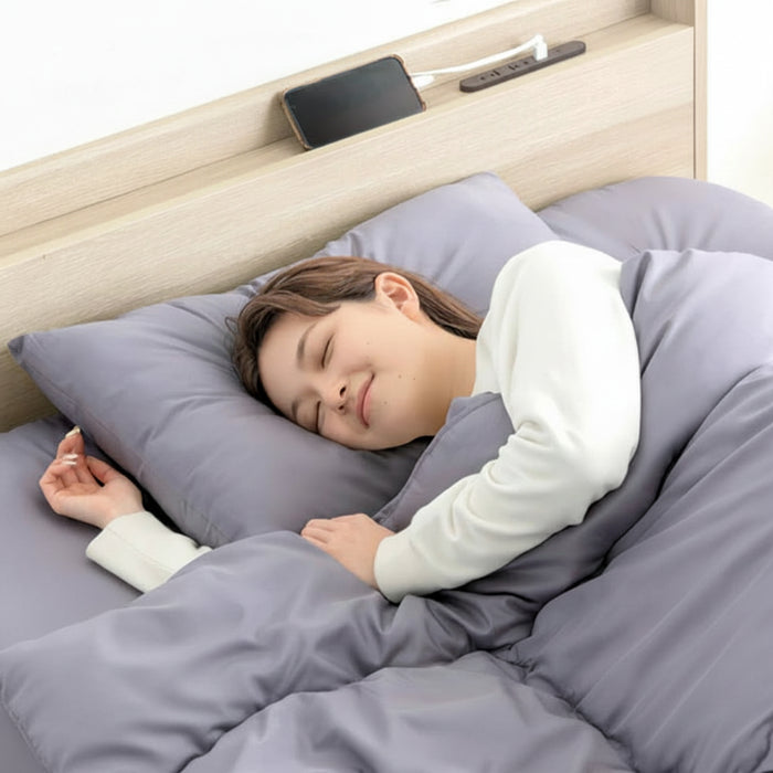 ≪累計90万セット突破≫ [シングル] 布団4点セット 固綿入り 増量1.5kg 洗える 抗菌 防臭 防カビ 〔61140237〕