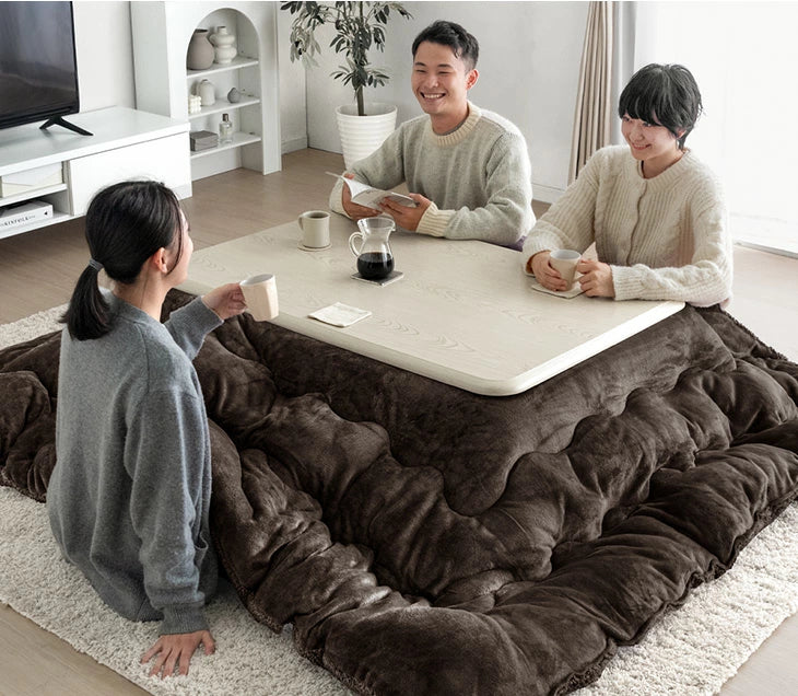 200×240］リバーシブル こたつ 掛け布団 中綿2.1kg 洗える 厚手