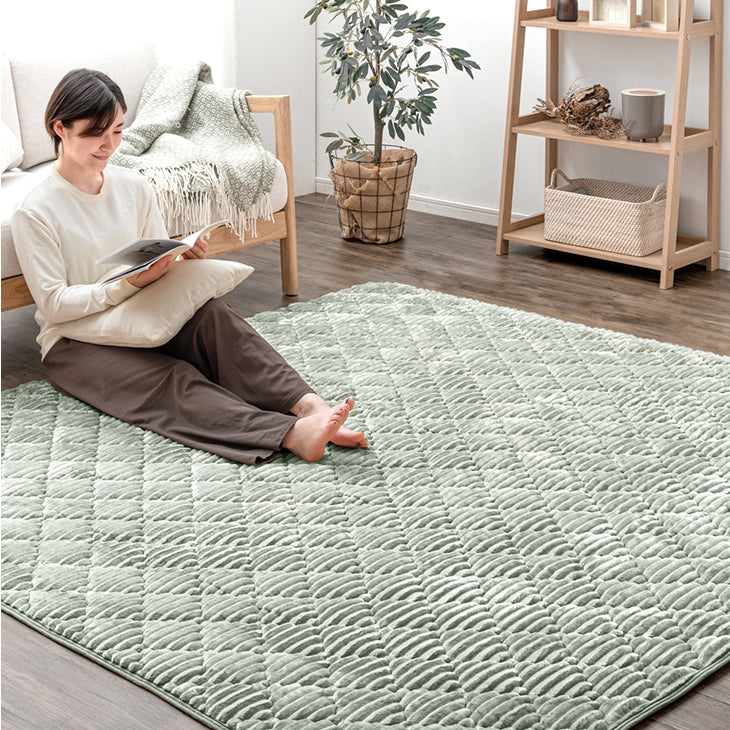 洗えるフランネルラインラグ LINNEL 130×190