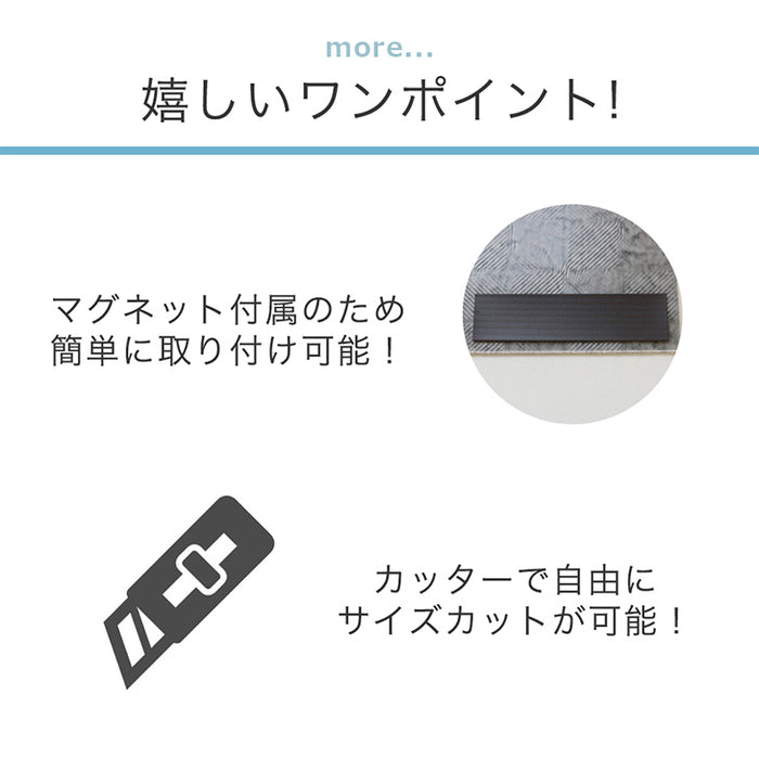 2枚 敷くだけ節電。エアコン 室外機用 遮熱シート 日本製 室外機カバー 日よけ 防水 マグネット 木目〔61700200〕