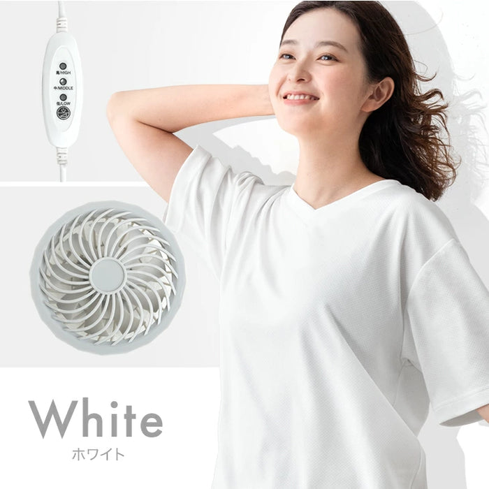 ［専用ファン付］《新開発》背中にポケット さらひやシャツ 吸汗速乾 接触冷感 Vネック 背中ポケット ウェア〔63900092〕