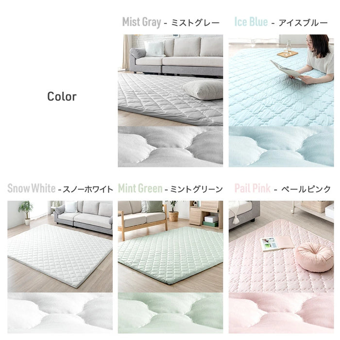 ［130×190］極厚50mmカバーリングラグ専用 ひんやりカバー単品 【商品番号：61300077のカバーリングラグ専用】洗える カバー単品 S〔65010088〕