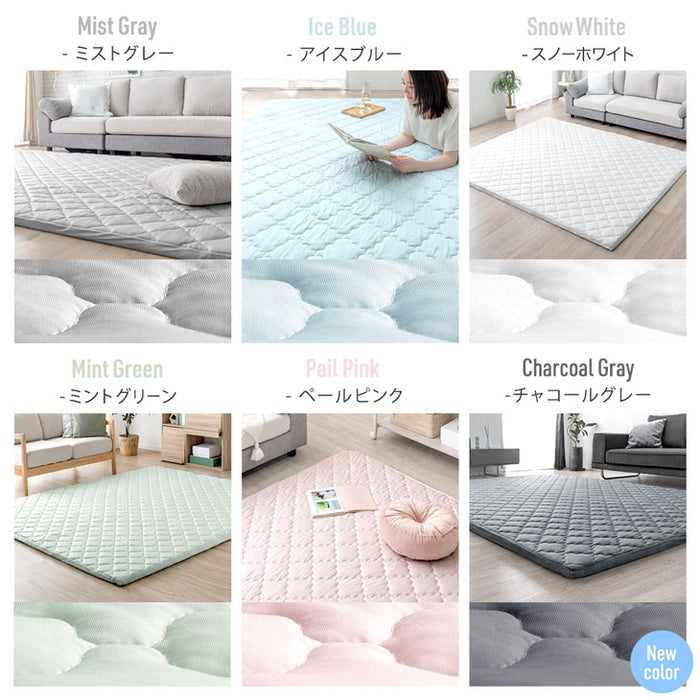 ［240×190］極厚50mmカバーリングラグ専用 ひんやりカバー単品 【商品番号：65010099のカバーリングラグ専用】洗える カバー単品 L〔65010090〕