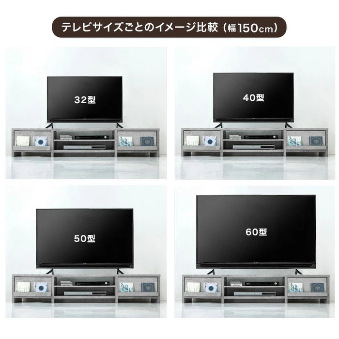 幅180cm テレビ台  配線スッキリ 背面収納付き 木製 ロータイプ おしゃれ〔21300146〕