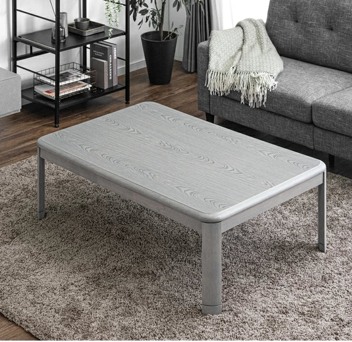 120×80cm］傷に強いUV塗装 こたつ テーブル単品 長方形 600W ハロゲン