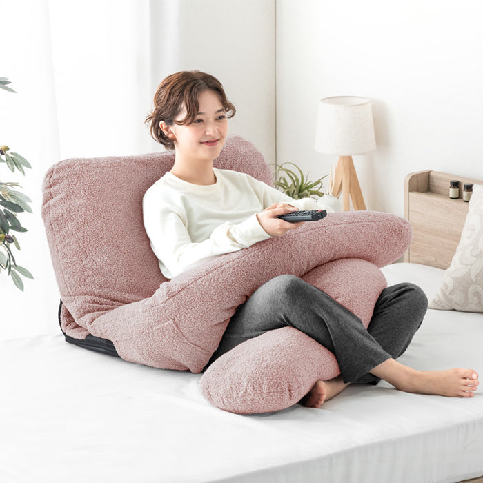 タンスのゲン ハグ座椅子 座椅子 抱き枕 ベッドで暮らす。ハグ座椅子 抱き枕 座椅子 2Way 18段階ギア 洗える