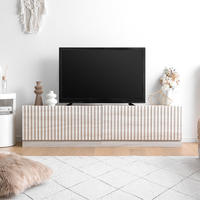 幅150］テレビ台 ユニット式 格子調 木製 分割 テレビラック テレビ