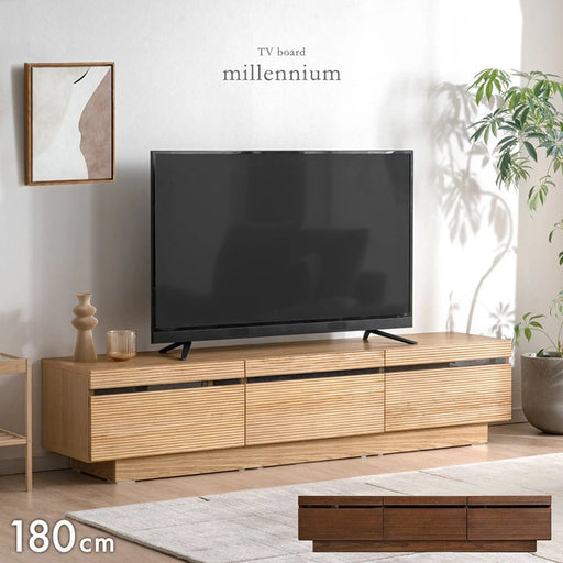 幅180cm］テレビ台 完成品 アッシュ 木製 北欧 ロータイプ