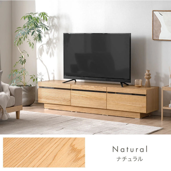 ［幅180cm］テレビ台 完成品 アッシュ 木製 北欧 ロータイプ キャビネット テレビボード【超大型商品】〔71020060〕