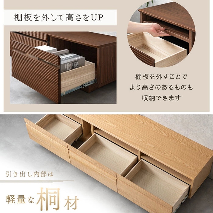 幅180cm］テレビ台 完成品 アッシュ 木製 北欧 ロータイプ